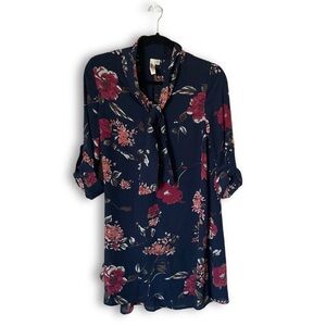 Lara Fashion Black Floral Blouse